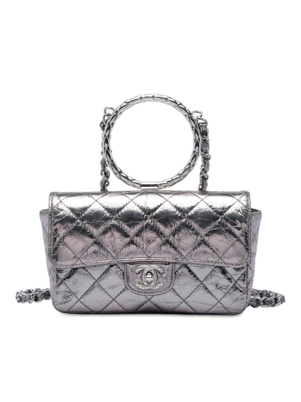 Chanel Ring Handle Cc Flap Bag Quilted #376871C44B